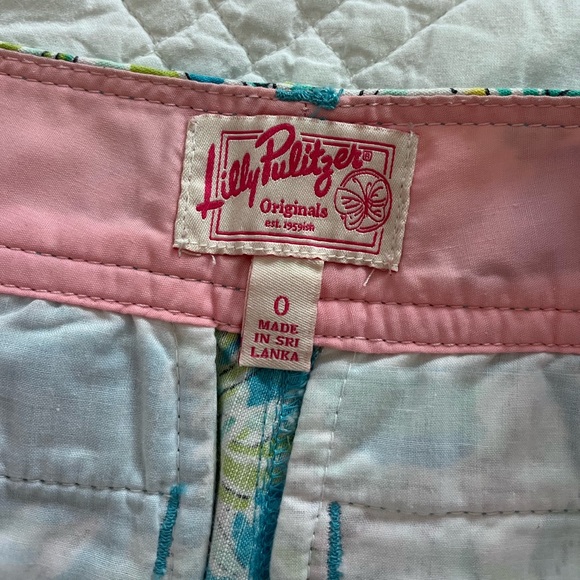 Lilly Pulitzer Callahan Jungle Glam Toile Shorts Women's Size 0 - Picture 3 of 5